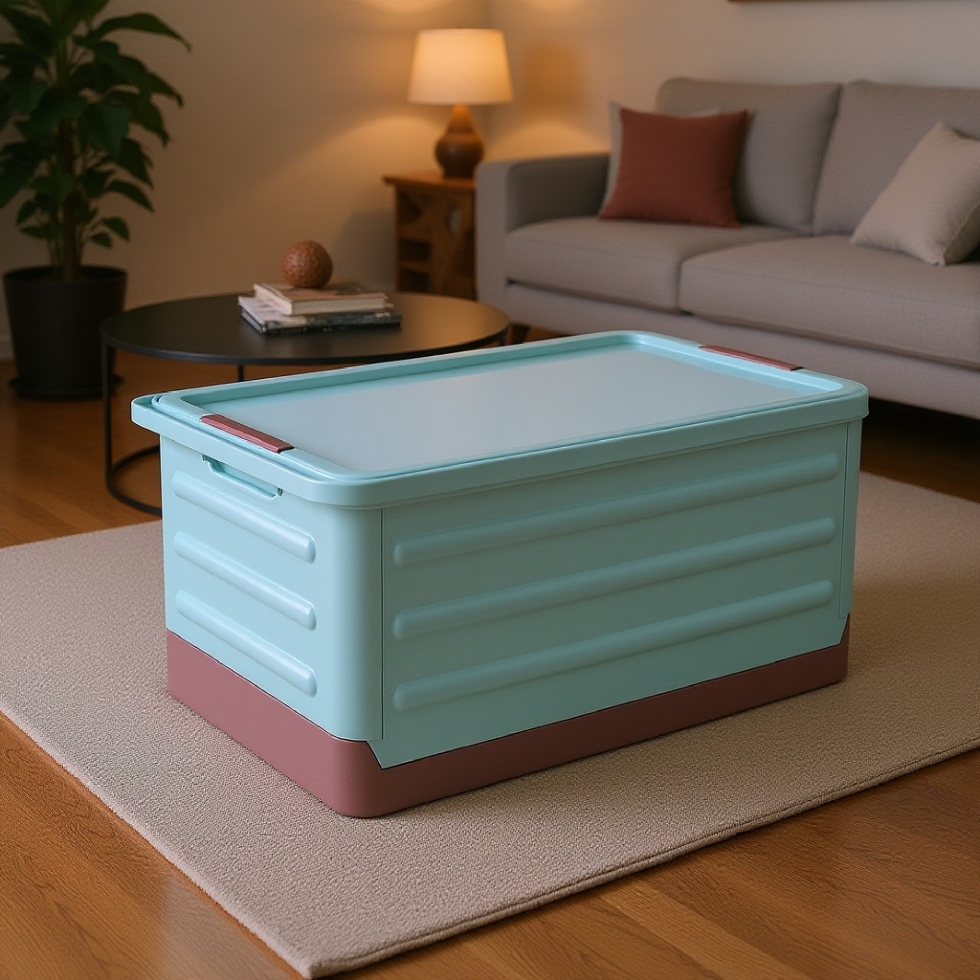 가정용 책가방 플라스틱  조립 접이식 수납함 학생 잡화 보관함 가족 책가방