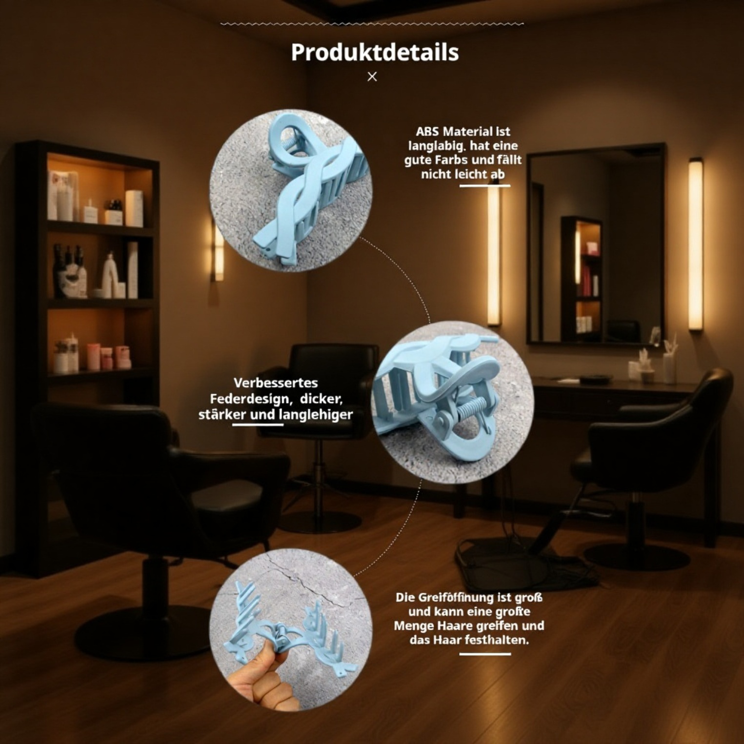 Bunte Haarspangen für Frühling und Sommer 