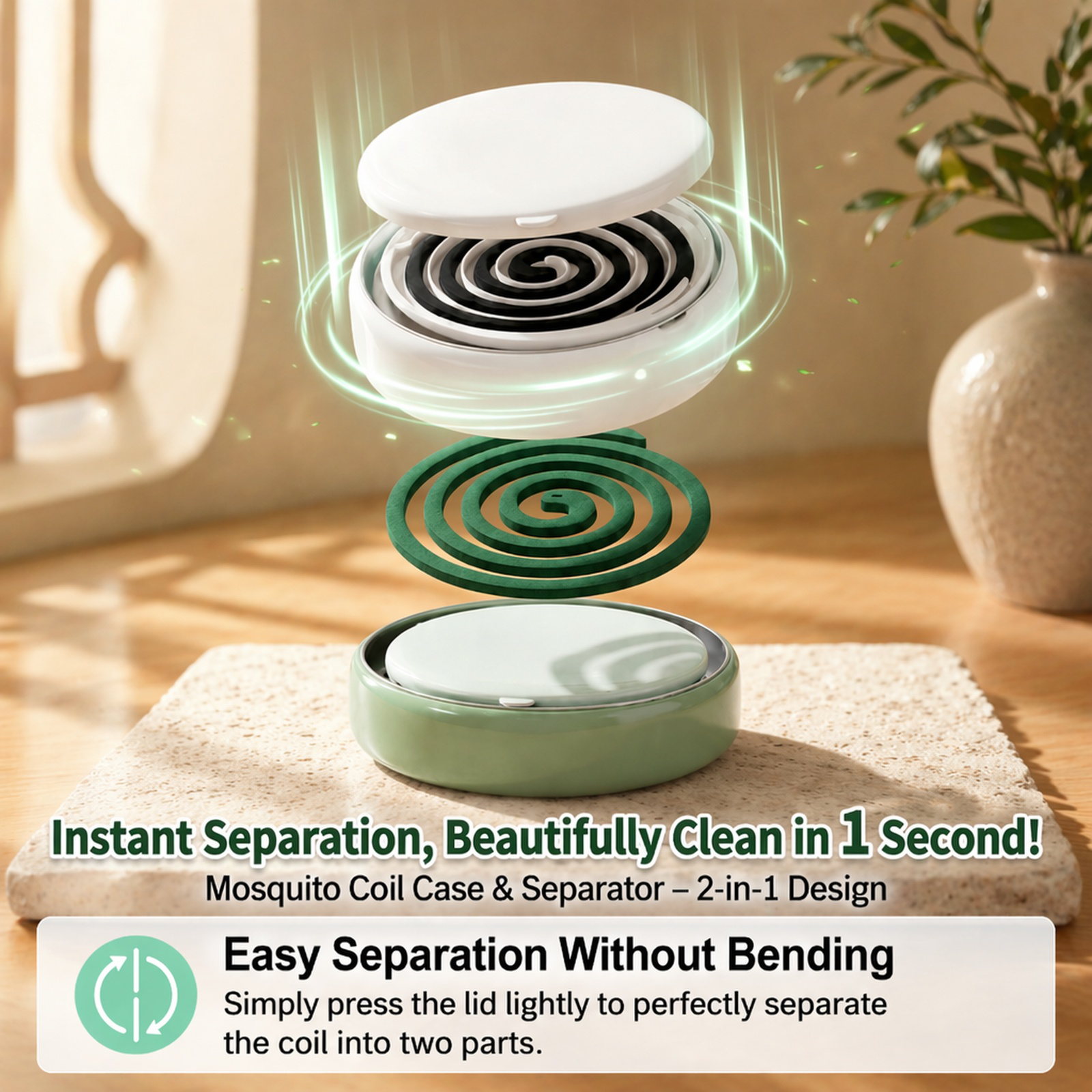 Anti-scalding Heat-insulated Mosquito Coil Separator