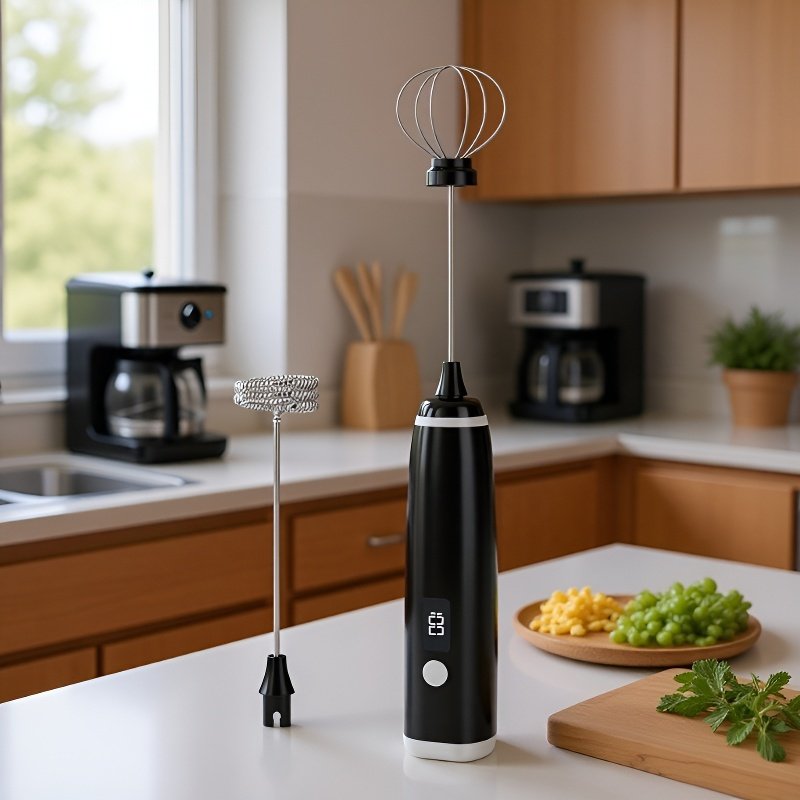 Mousseur à lait électrique portable pour la maison