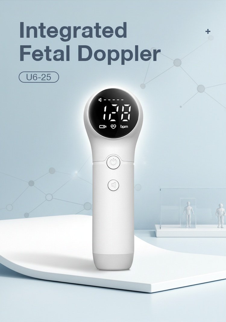 Portable fetal heart rate monitor for pregnancy care