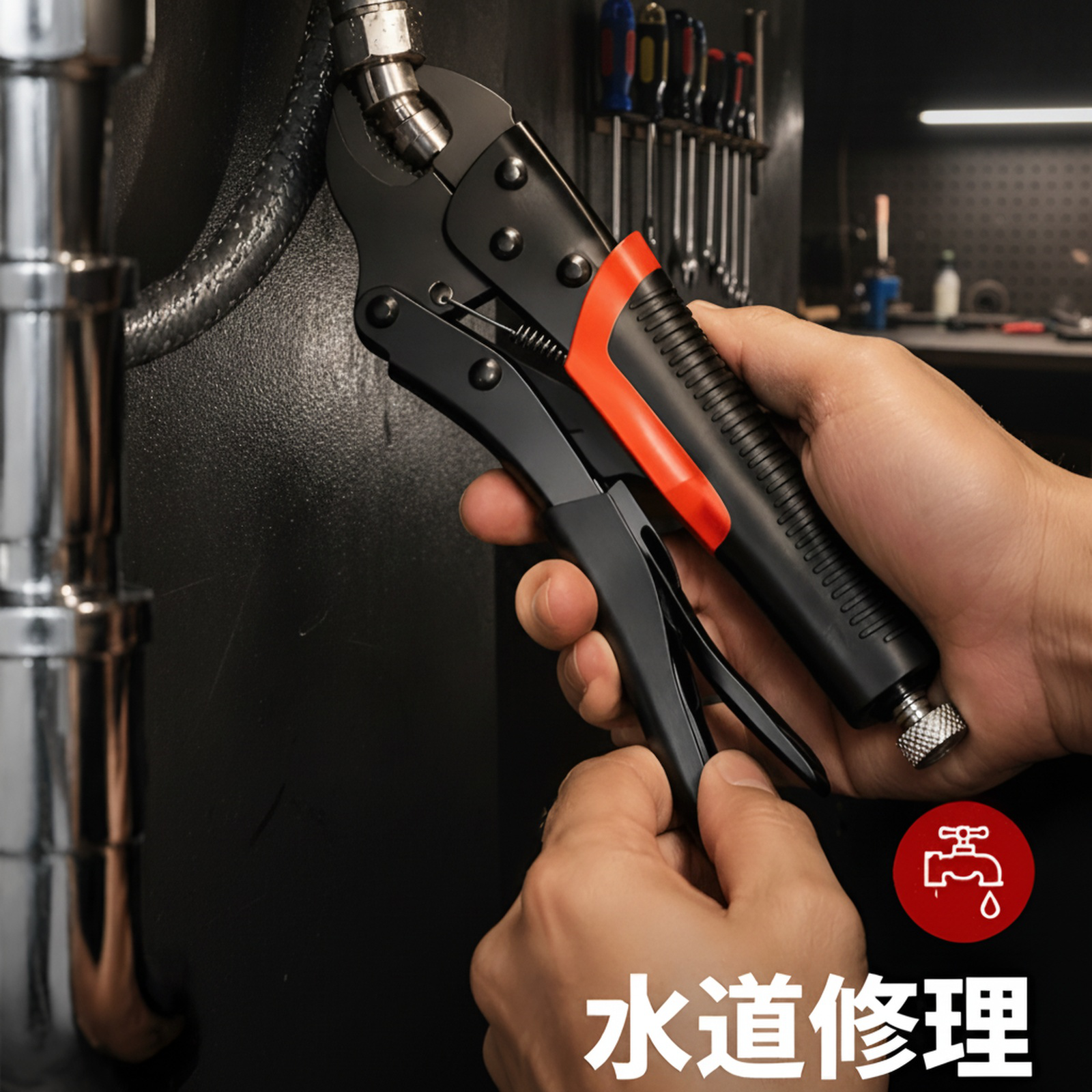 省力多機能クランププライヤー 締結・曲げ・固定ツール