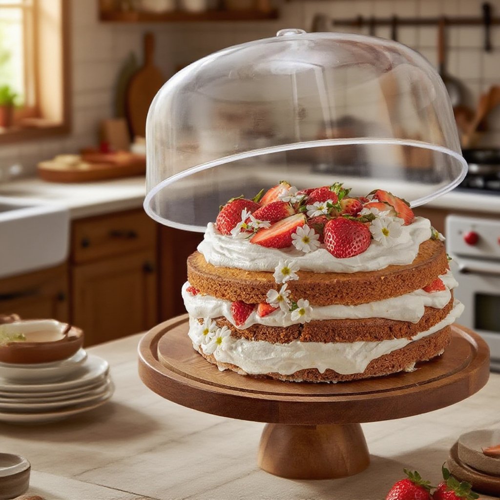 파티용 케이크 장식 원목 받침