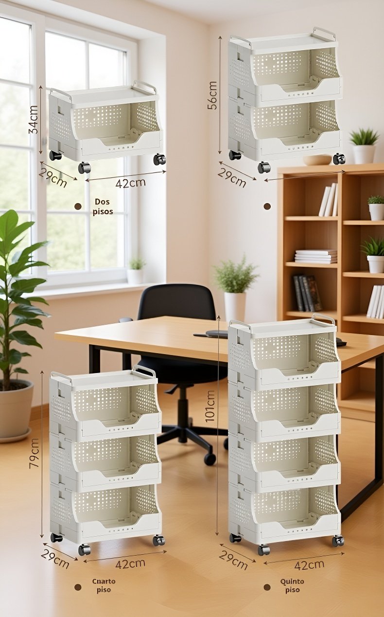 Cesto multifuncional para ropa y almacenamiento