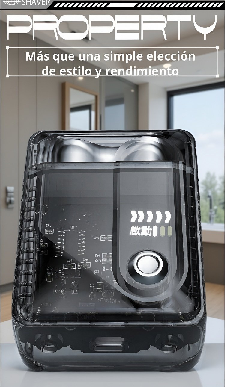 Afeitadora recargable ideal para el uso diario