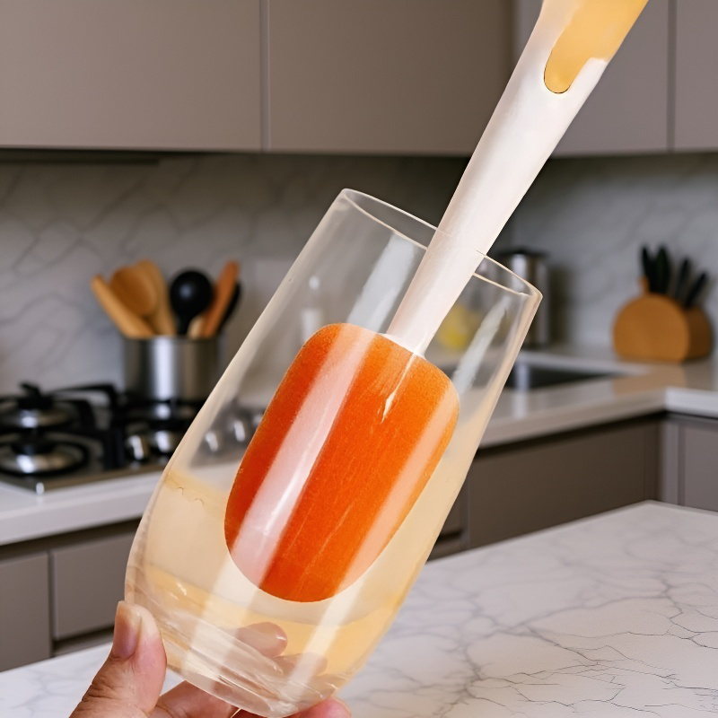 가정용컵솔 다용도 긴 손잡이 세척솔 유리컵 틈새솔 텀블러 사각 세척 트리플 브러쉬