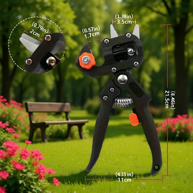 枝を剪定するためのステンレス製の園芸鋏