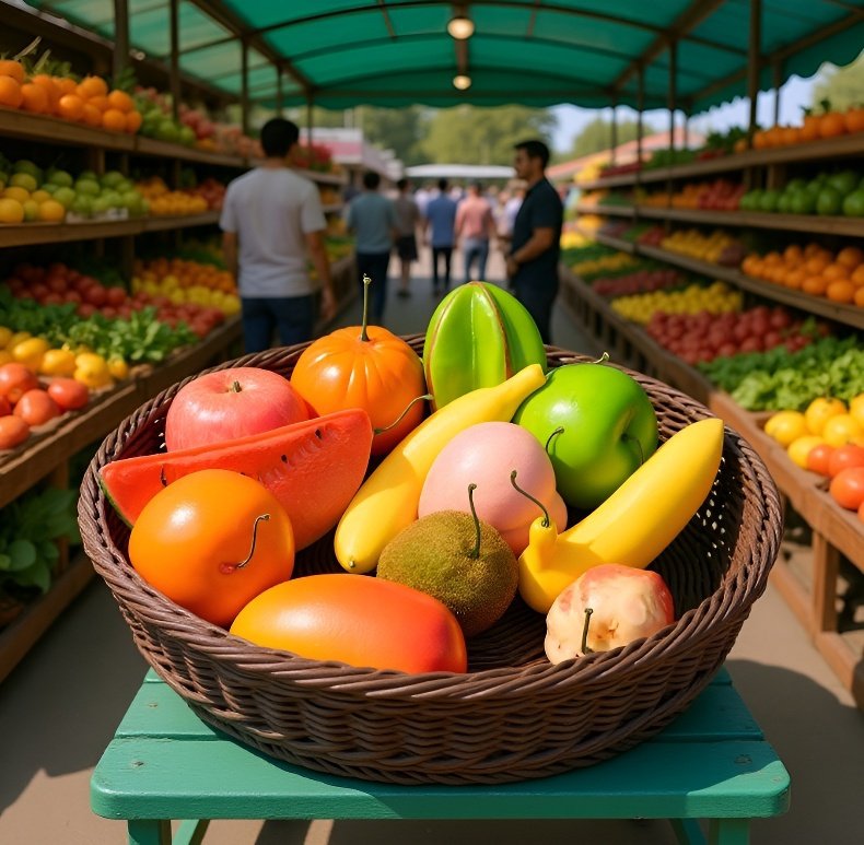 거실 수납에 사용된 라탄 바구니