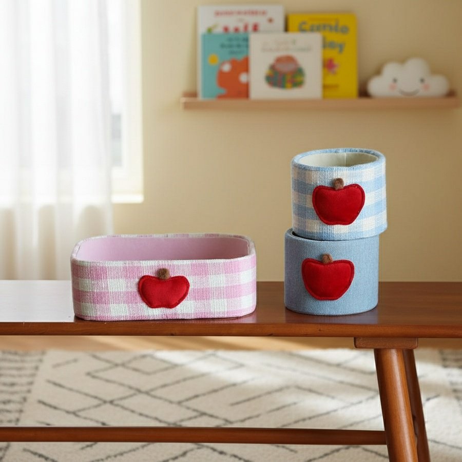 Desktop storage box cute single-layer sundries storage box entrance key perfume mask skin care produ