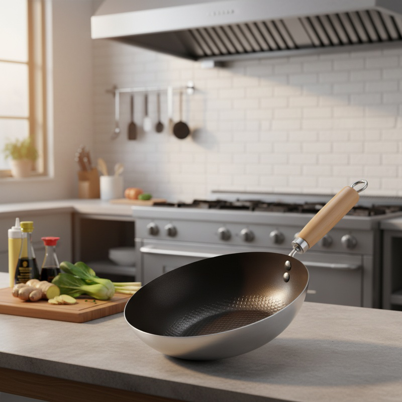 Durable Wear-Resistant Ceramic Frying Pan