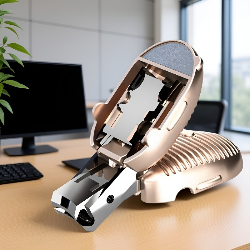 Kreativer faltbarer Mini-Nagelknipser aus Edelstahl, tragbares Maniküre-Werkzeug