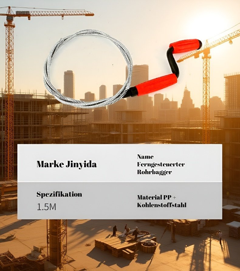 Rohrschlange für Sanitärreinigung