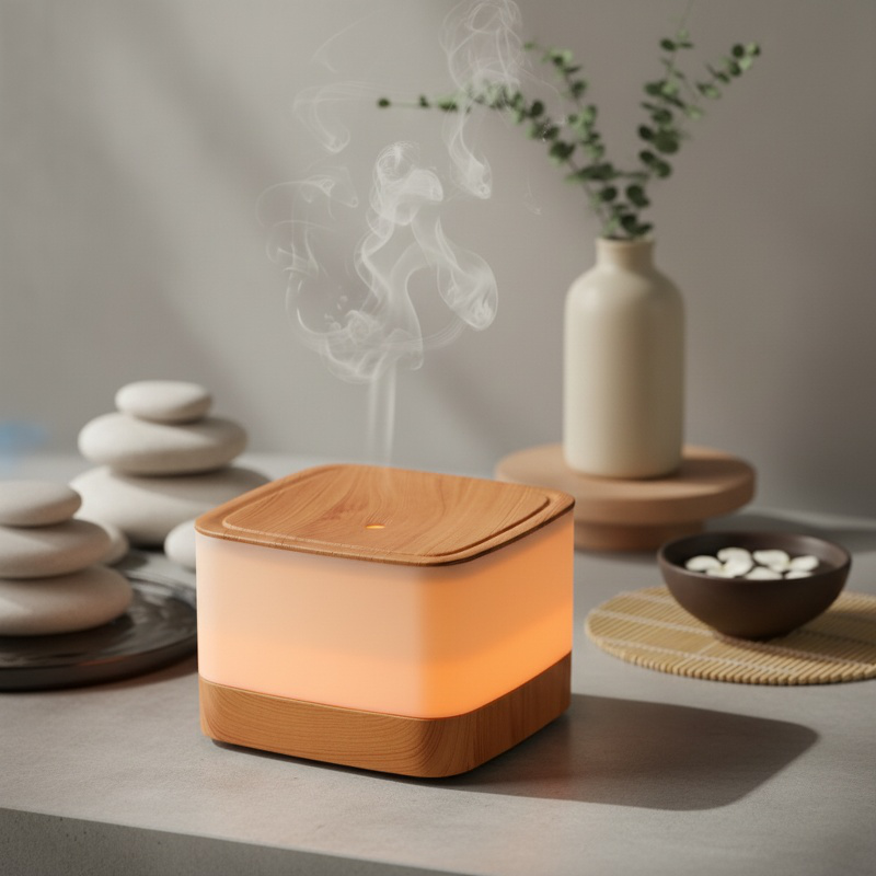 Desktop Humidifier Aromatherapy Diffuser Home Ultrasonic Mute