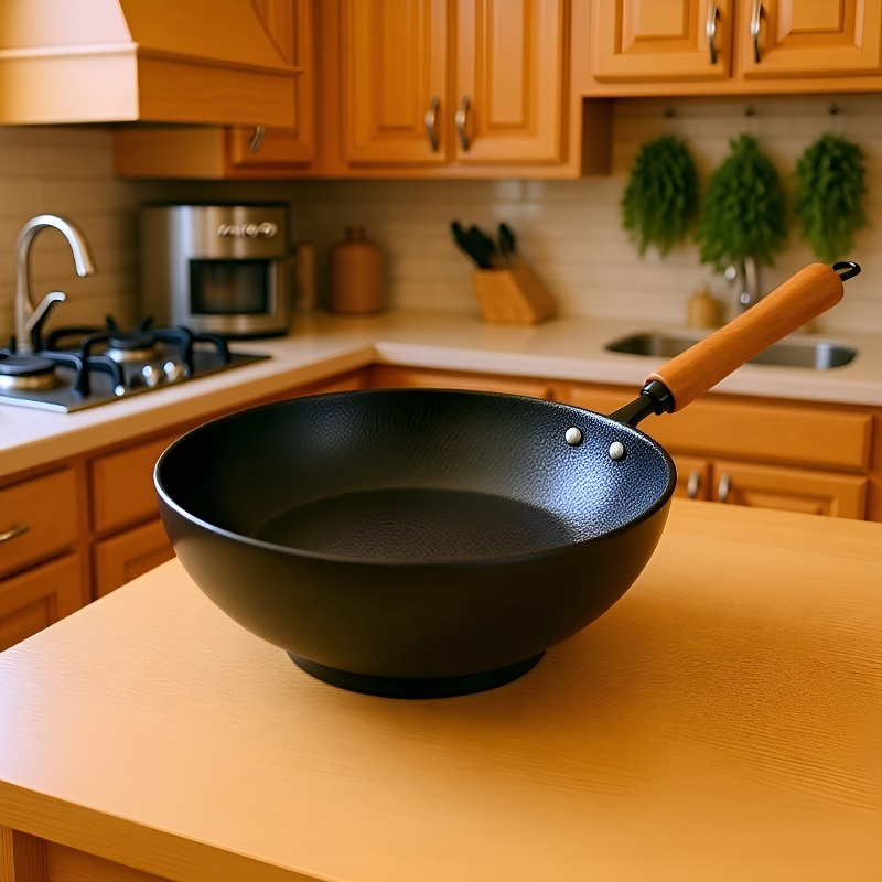 Household iron pot with nonstick coating