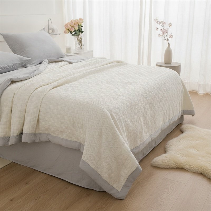 Cool Washed Cotton Quilt for Summer