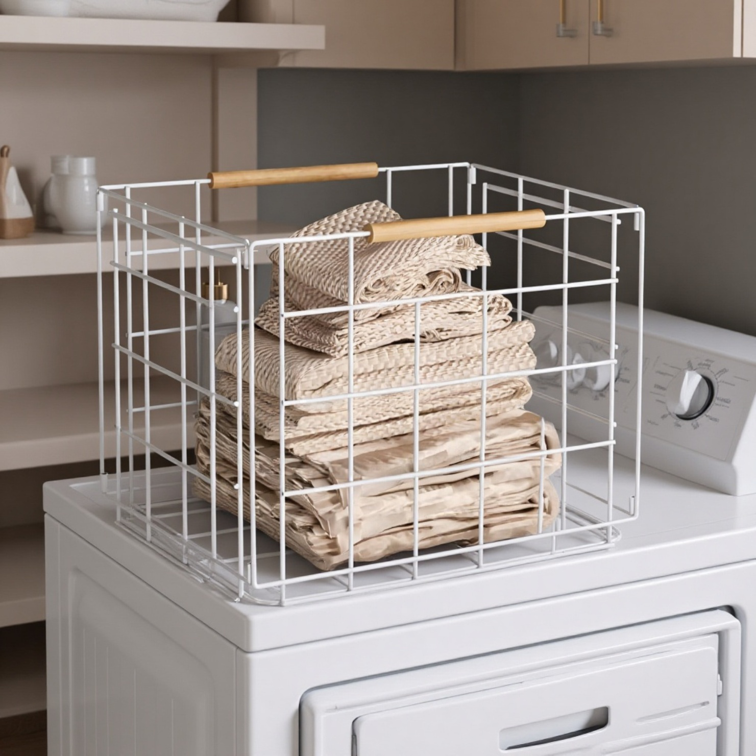 取り外し可能な汚れた衣類収納バスケット 北欧風ホーム 二層汚れた衣類バスケット 家庭用ラック バスルーム 取り外し可能な汚れた衣類収納バスケット ブルー 汚れた衣類