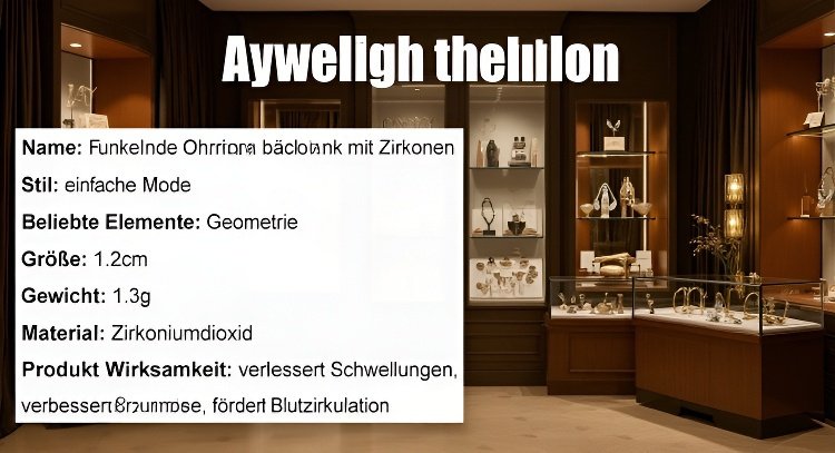 Elegante und raffinierte Ohrringe mit hochwertigem Funkeln