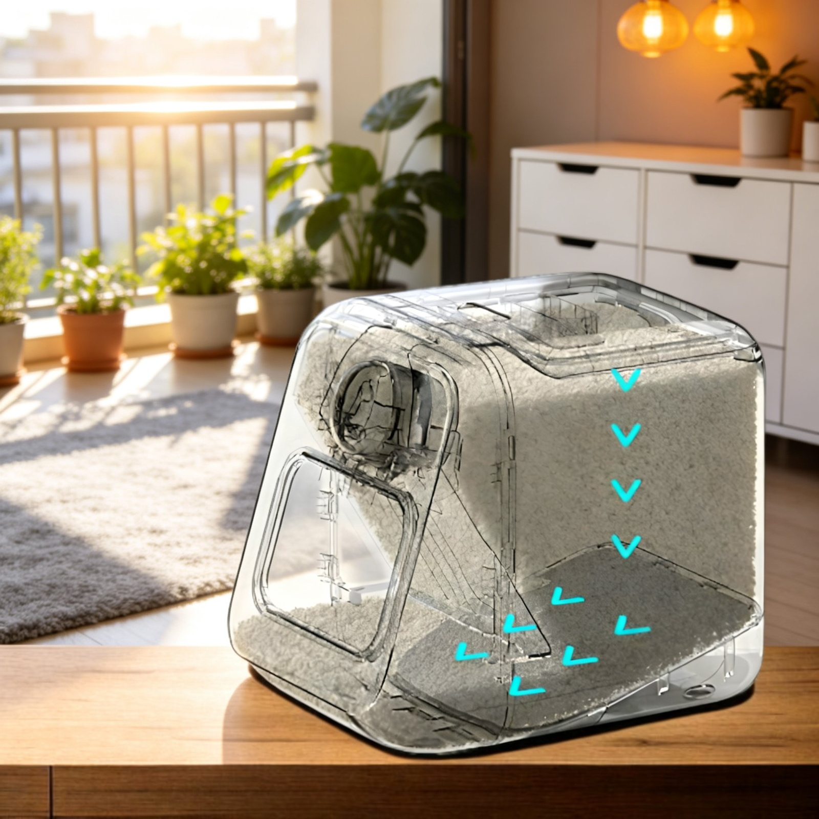 Dispensador de arroz automático 10kg, flujo por gravedad, apertura inferior 