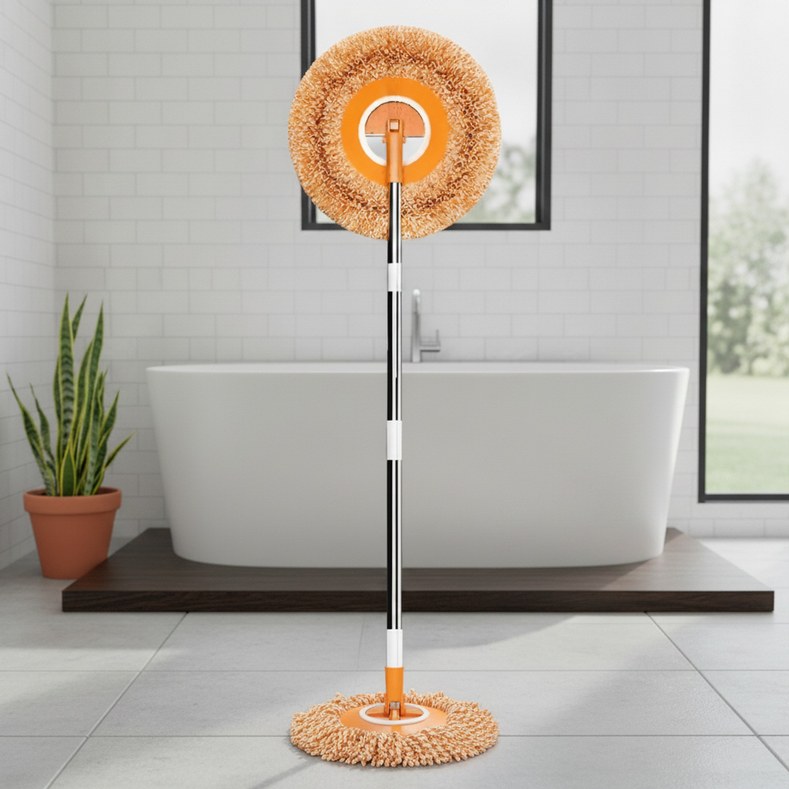 Verbesserter faltbarer Sonnenblumen-Mopp