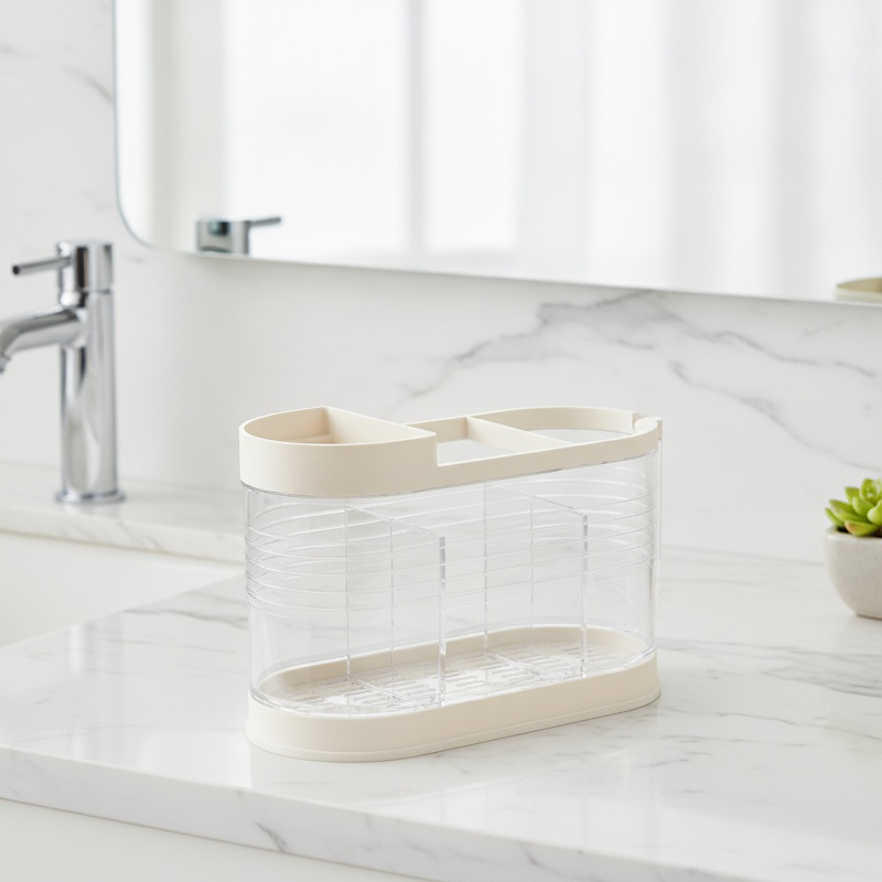 Practical and Aesthetic Kitchen Multi-Compartment Chopstick Organizer