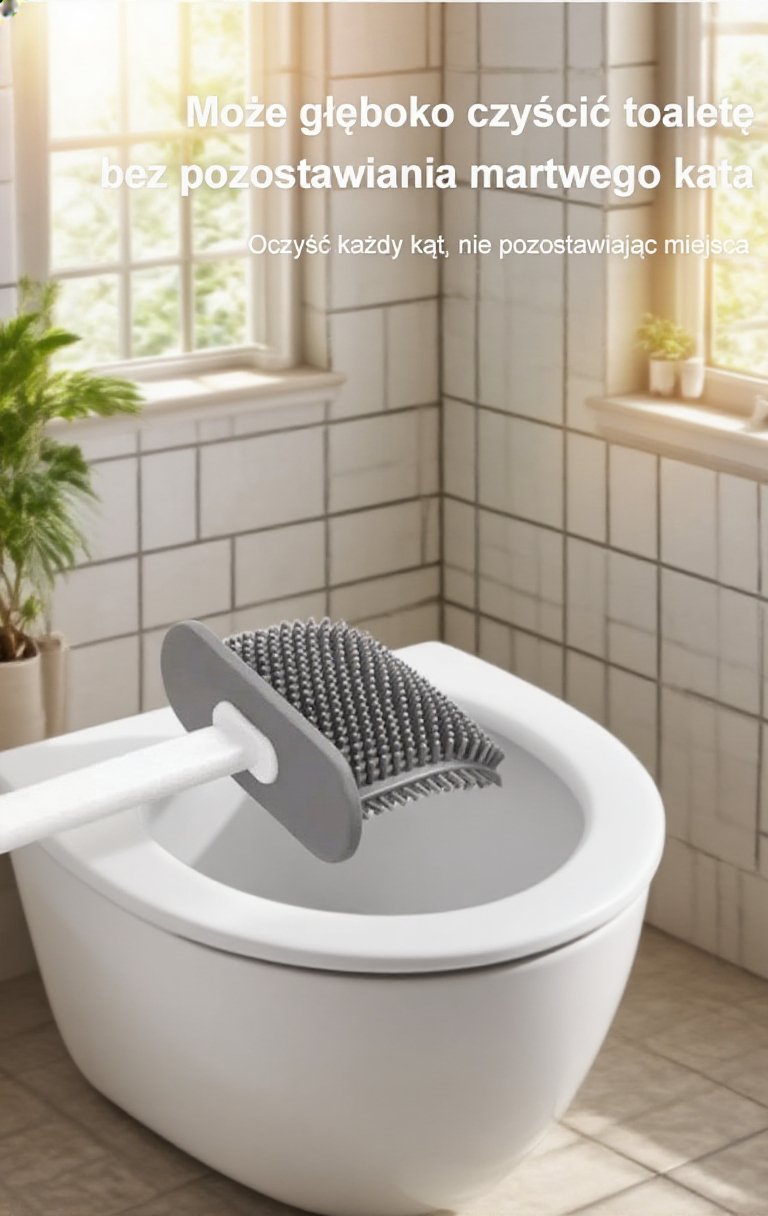Szczotka do WC z ergonomiczną rączką