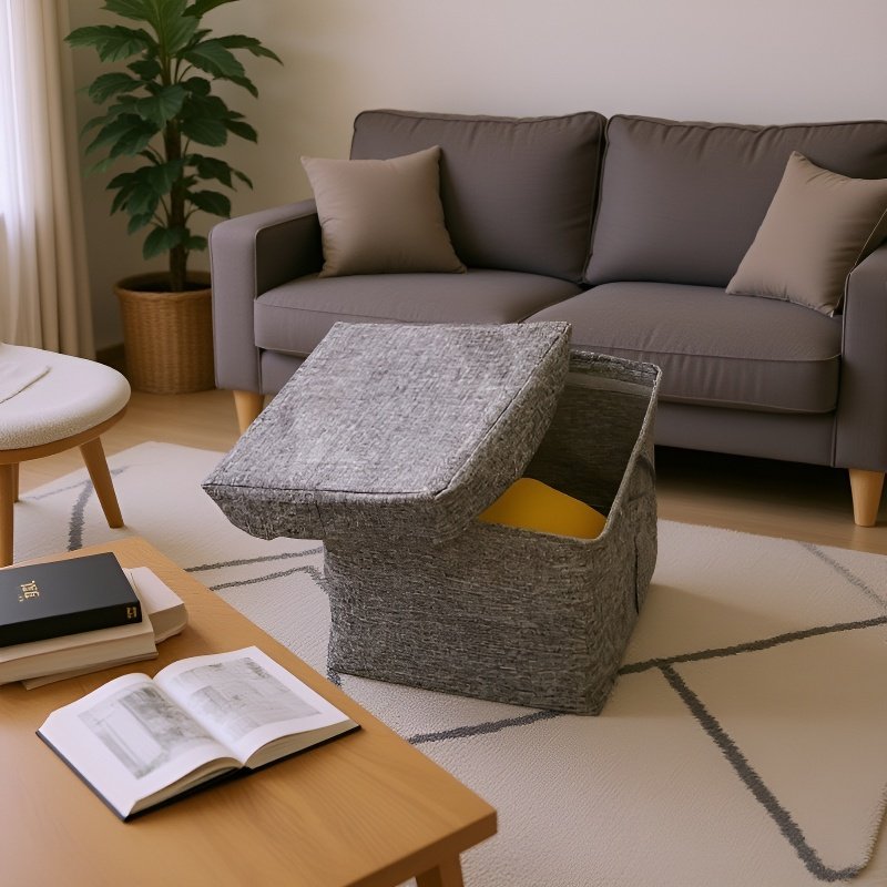 多機能おもちゃ収納ボックスの使い方例