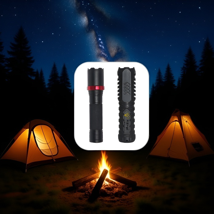 مصباح يدوي قوي متعدد الوظائف ومقاوم للماء