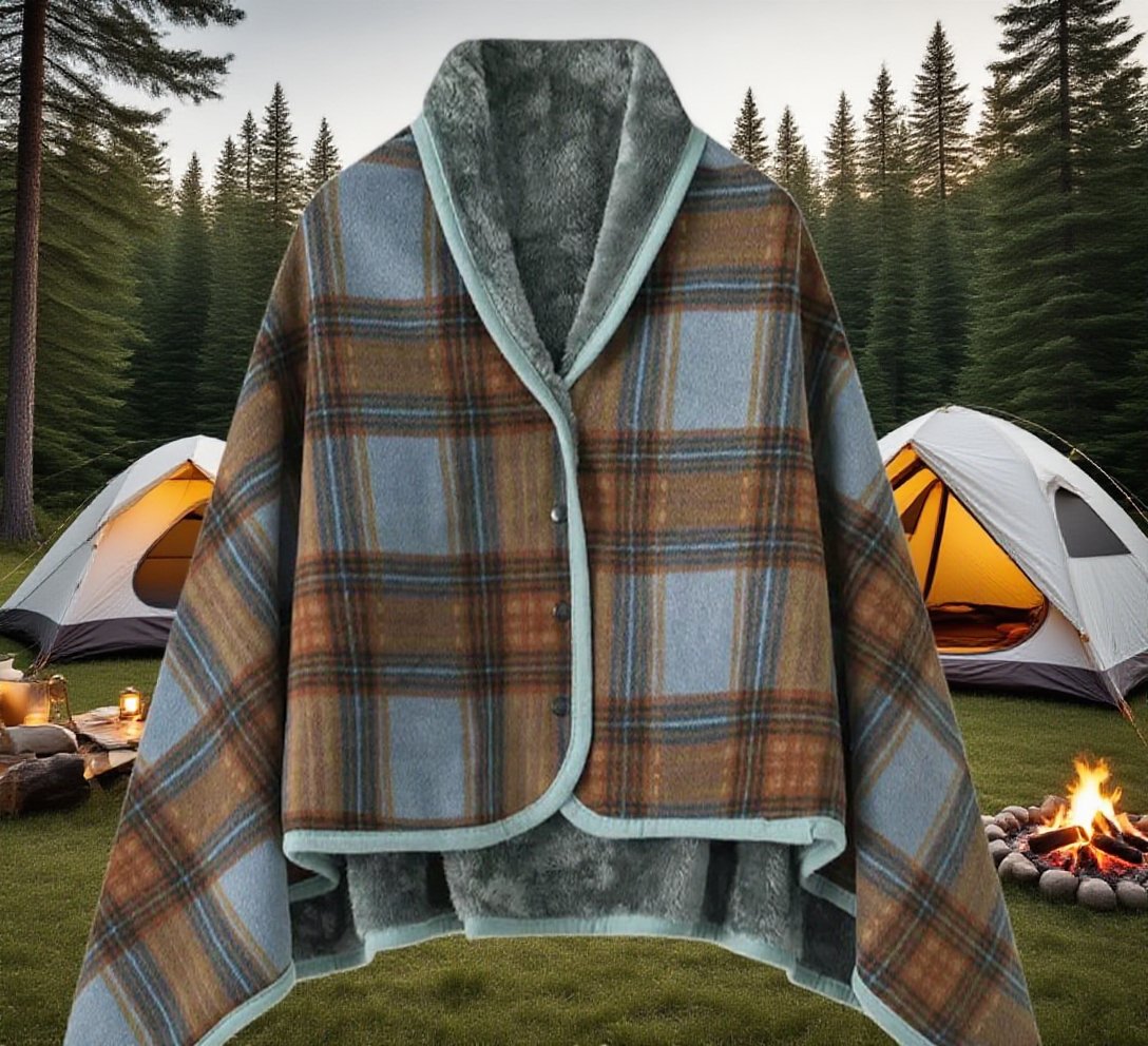 Versatile warm blanket for home or travel