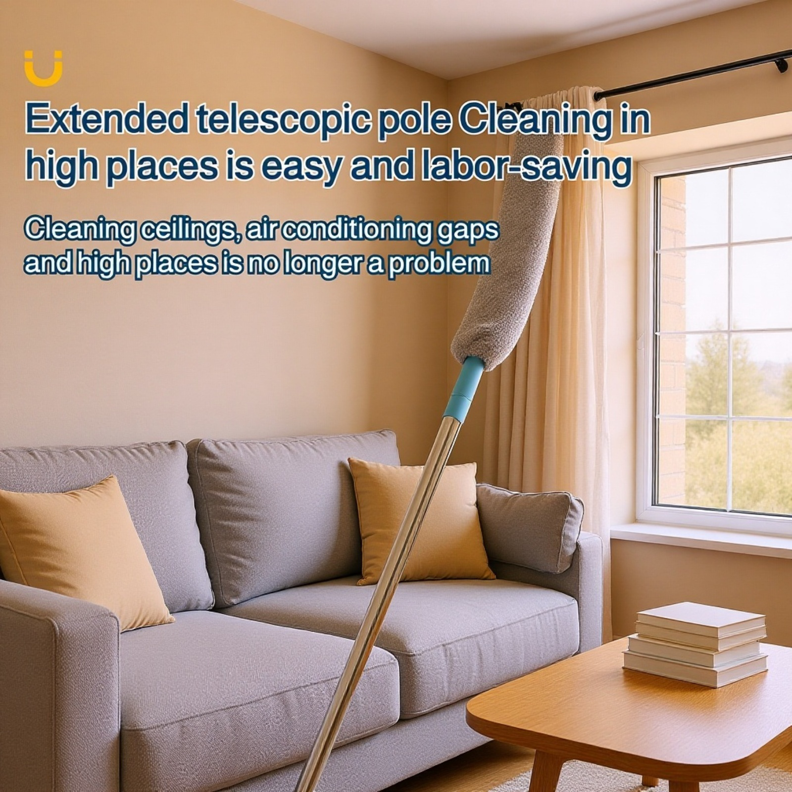 Extendable Dust Removal Duster for Home Cleaning