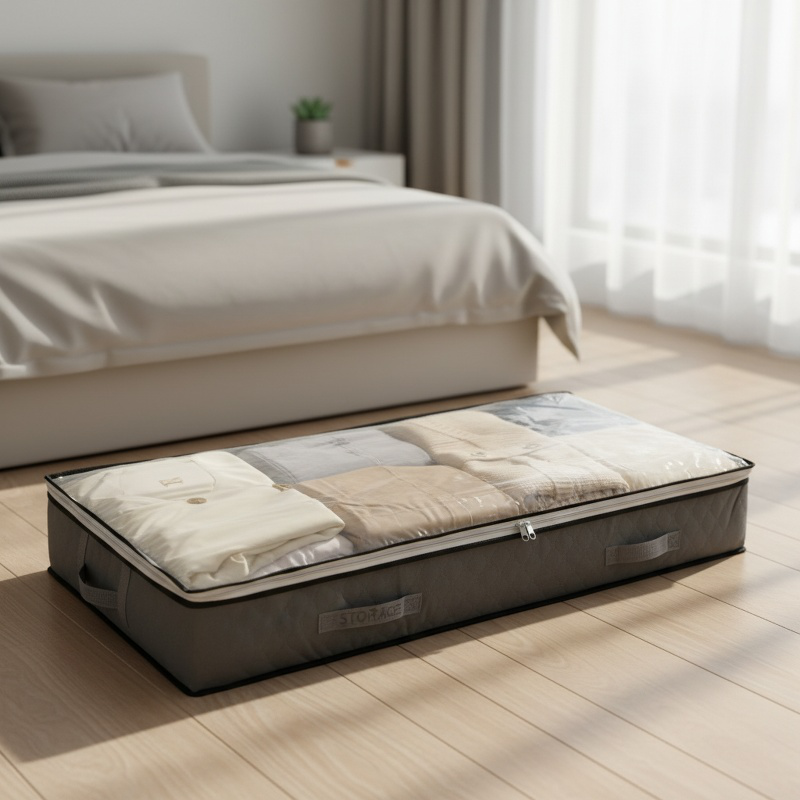 Bolsa de almacenamiento grande y plegable para debajo de la cama, ideal para ropa y mantas