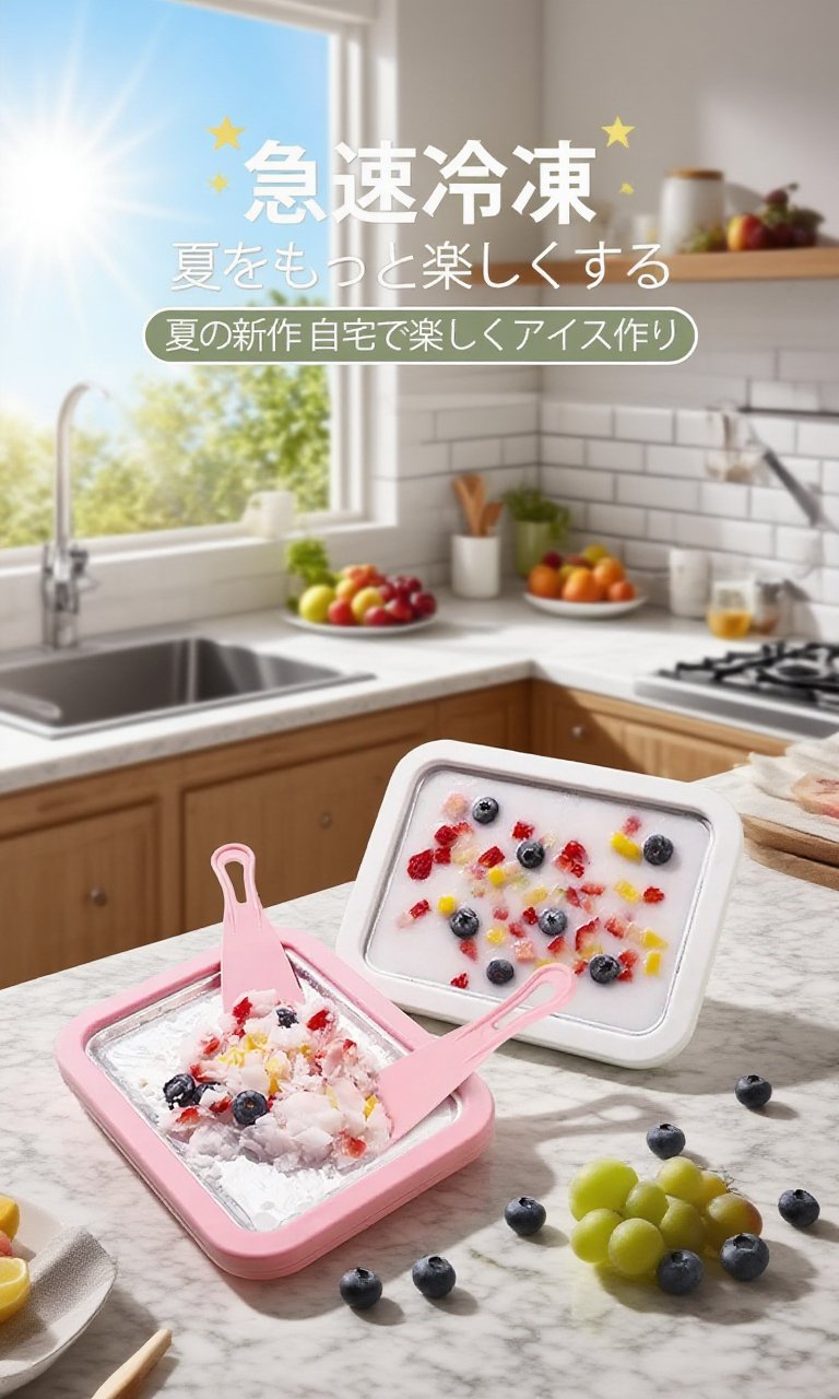 家用速冻炒冰机の全体写真