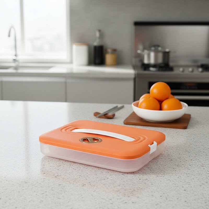 가정용 식품 등급 냉장고 밀폐 수납함 이미지