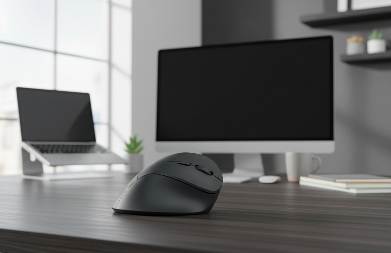 Gaming vertical mouse for improved accuracy