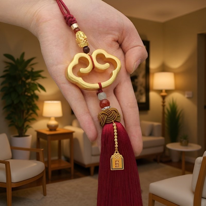 고급스러운 금도금 마감의 자동차 액세서리