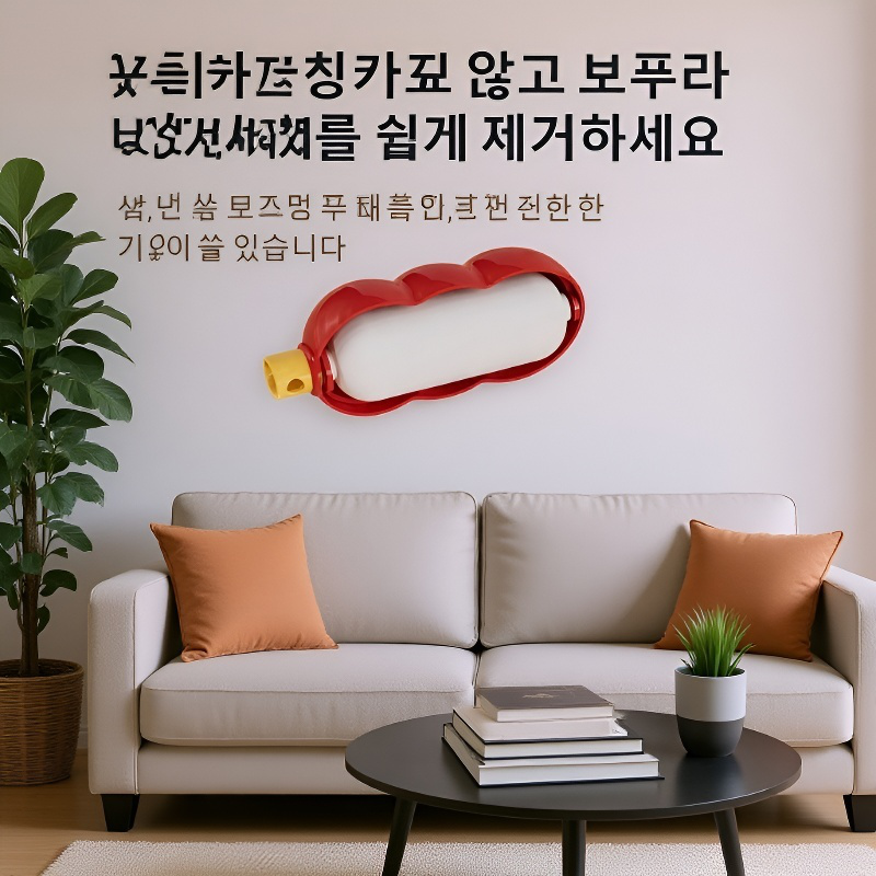 외출용 휴대용 비스코스 스웨터 제모기