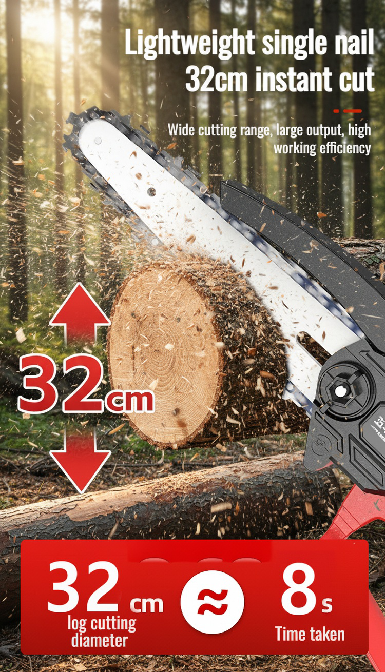 Handheld electric saw with ergonomic grip