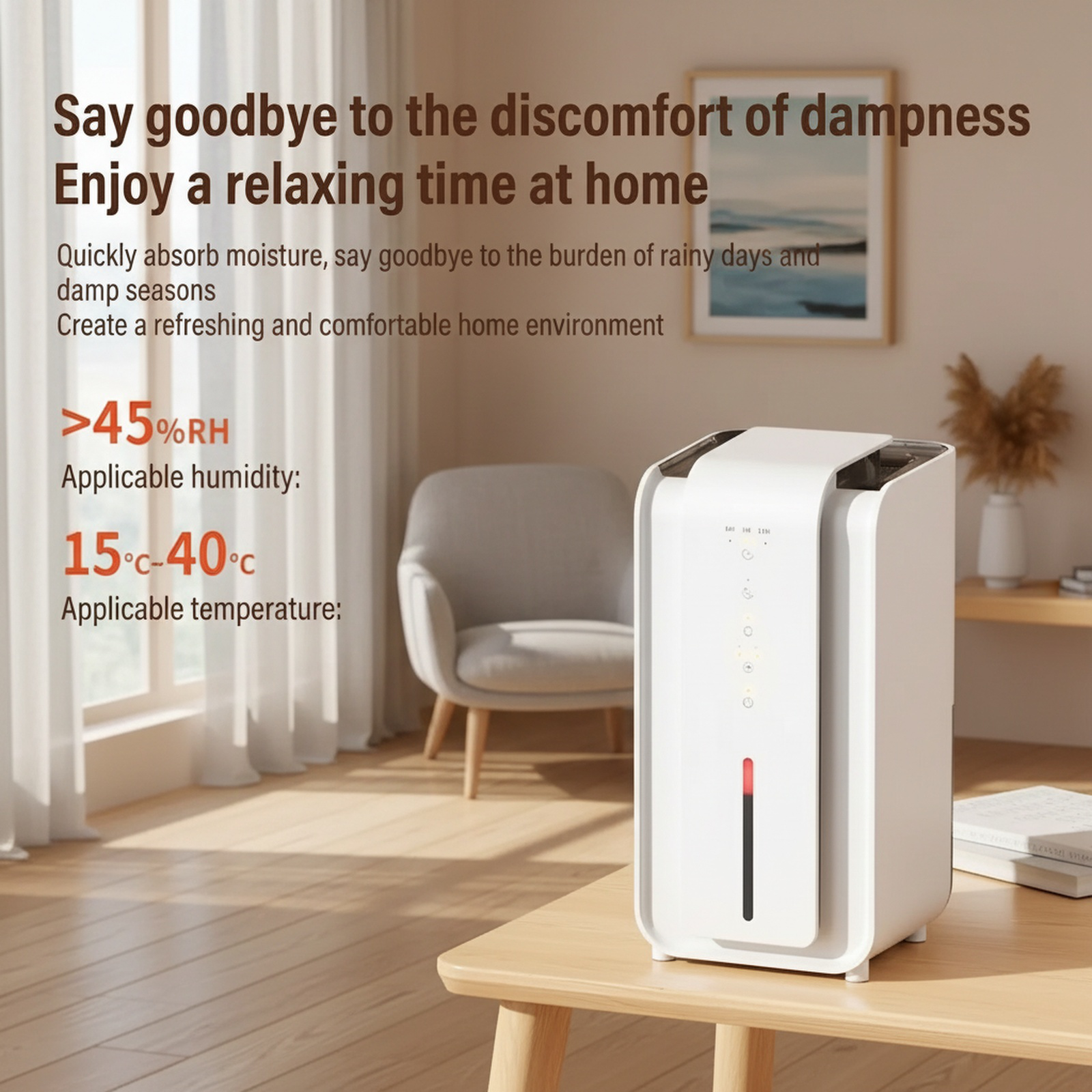 Mini Dehumidifier for Indoor Moisture Protection