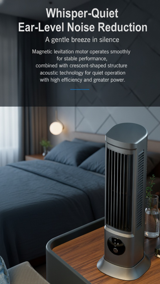 Bladeless fan with adjustable airflow