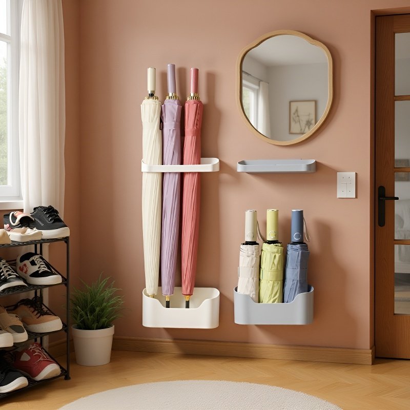 우산 벽걸이형 수납 선반