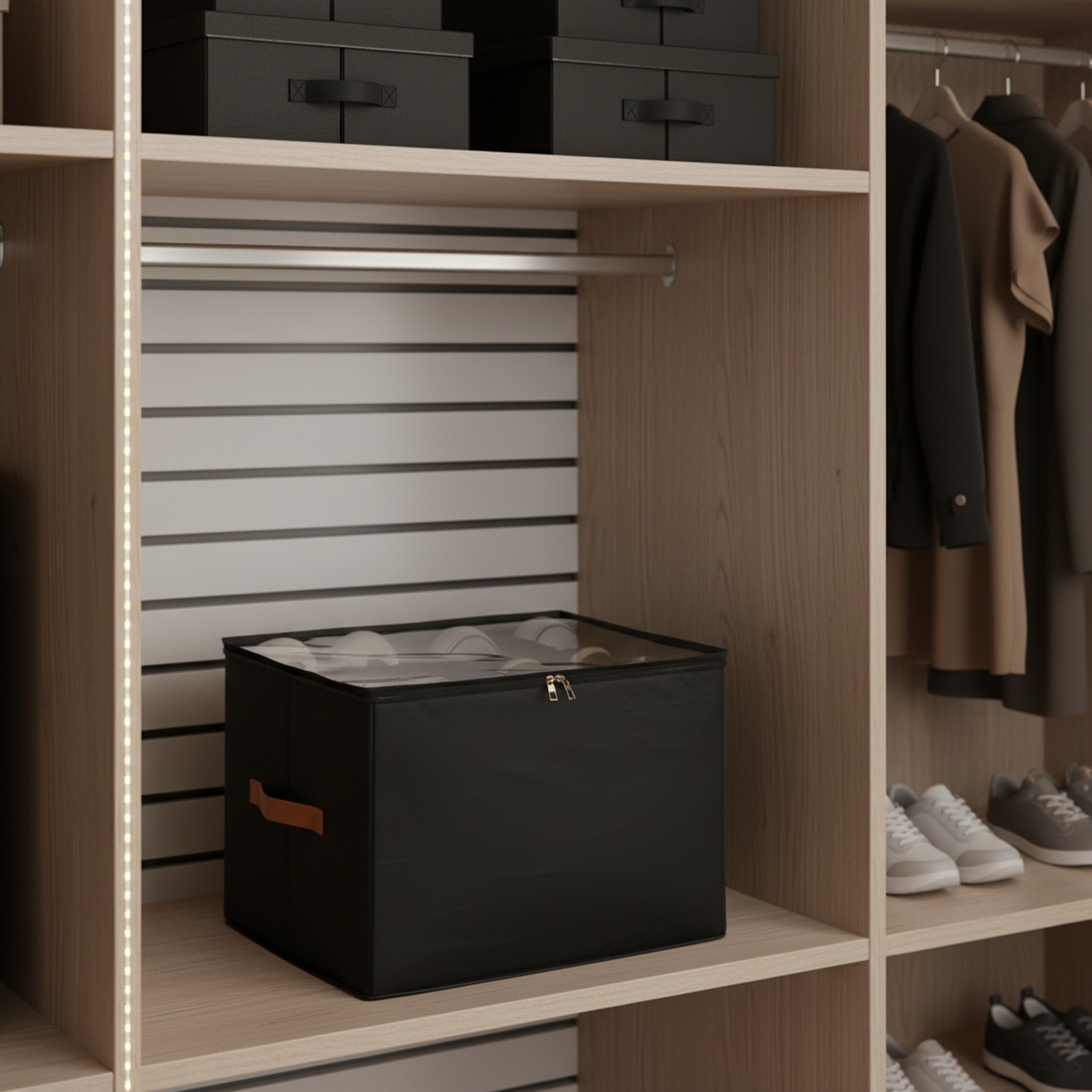Boîte de rangement pliable pour chaussures, grande capacité, anti-poussière