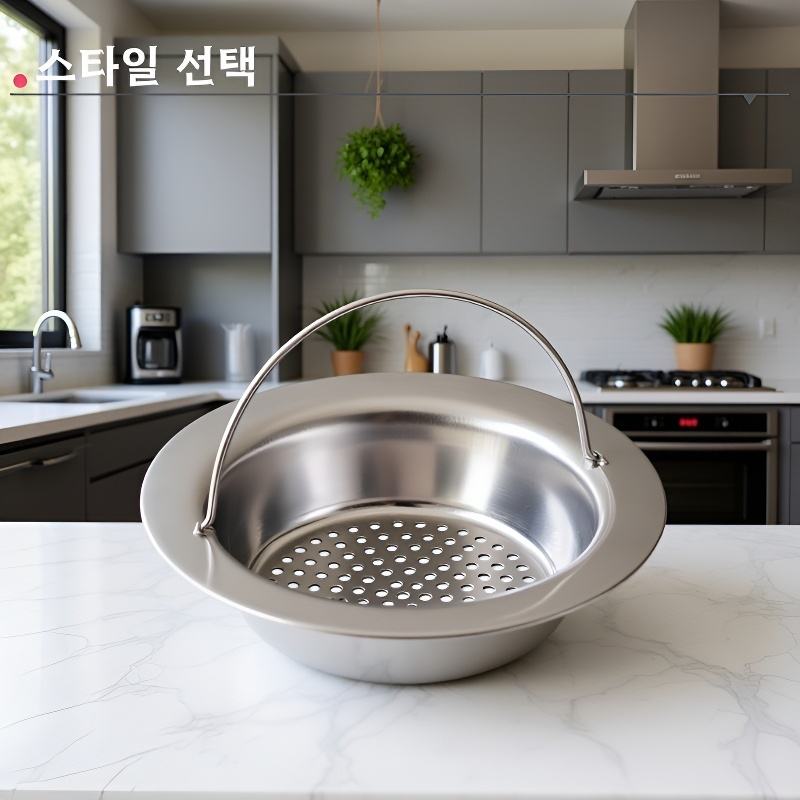내구성이 뛰어난 스테인리스 재질 거름망