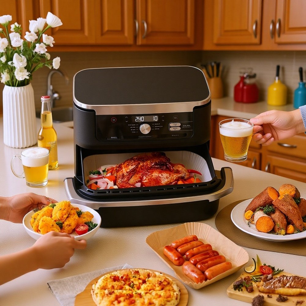 Papel para freidora de aire 6L/3L, papel para bandeja de horno