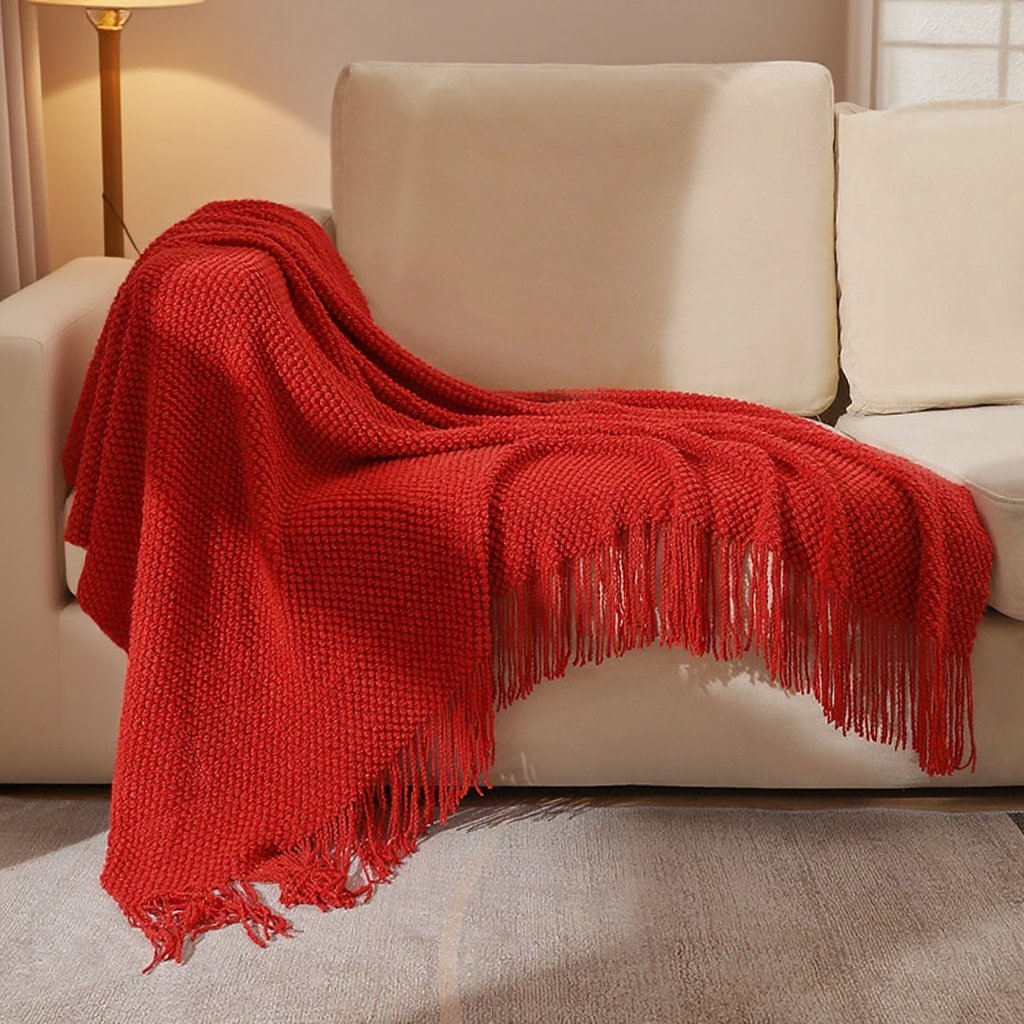 オフィスの昼寝毛布