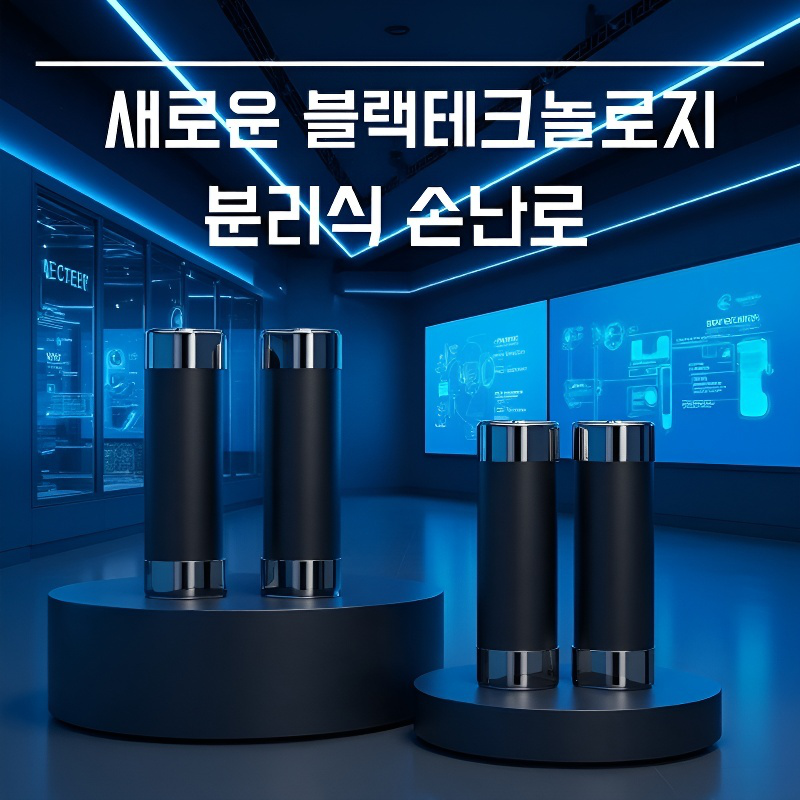 분리형 보조배터리 발열 휴대용 모바일 전원 자석 손난로