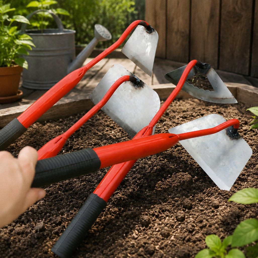 Lightweight garden hoe suitable for all ages