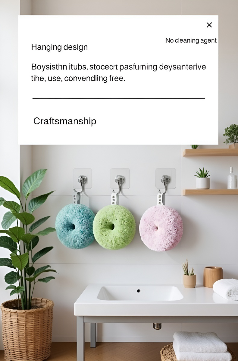 Durable sink brush for deep cleaning