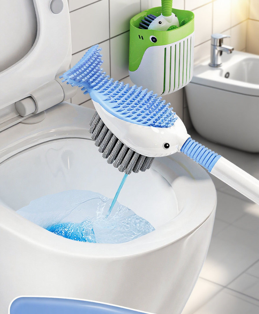 Moderní kartáč na toaletu pro hygienické čištění