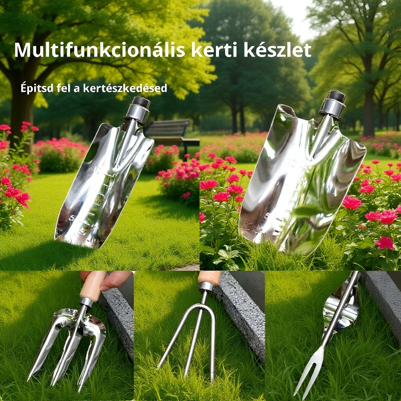  Kerti szerszámok háztartási virágásó háromdarabos készlet zöldségek termesztéséhez