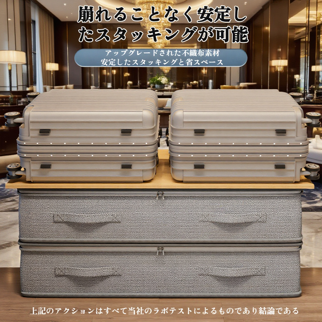 引き出し式季節キルト収納ボックス