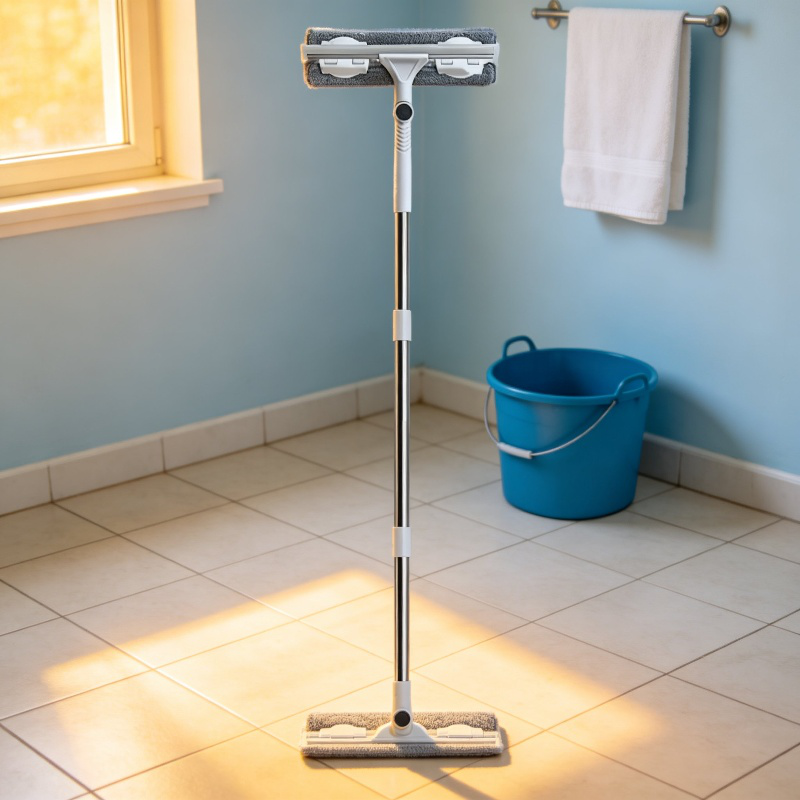 Verlängerbarer Fensterreiniger für hohe Fenster, Haushalt, doppelseitig